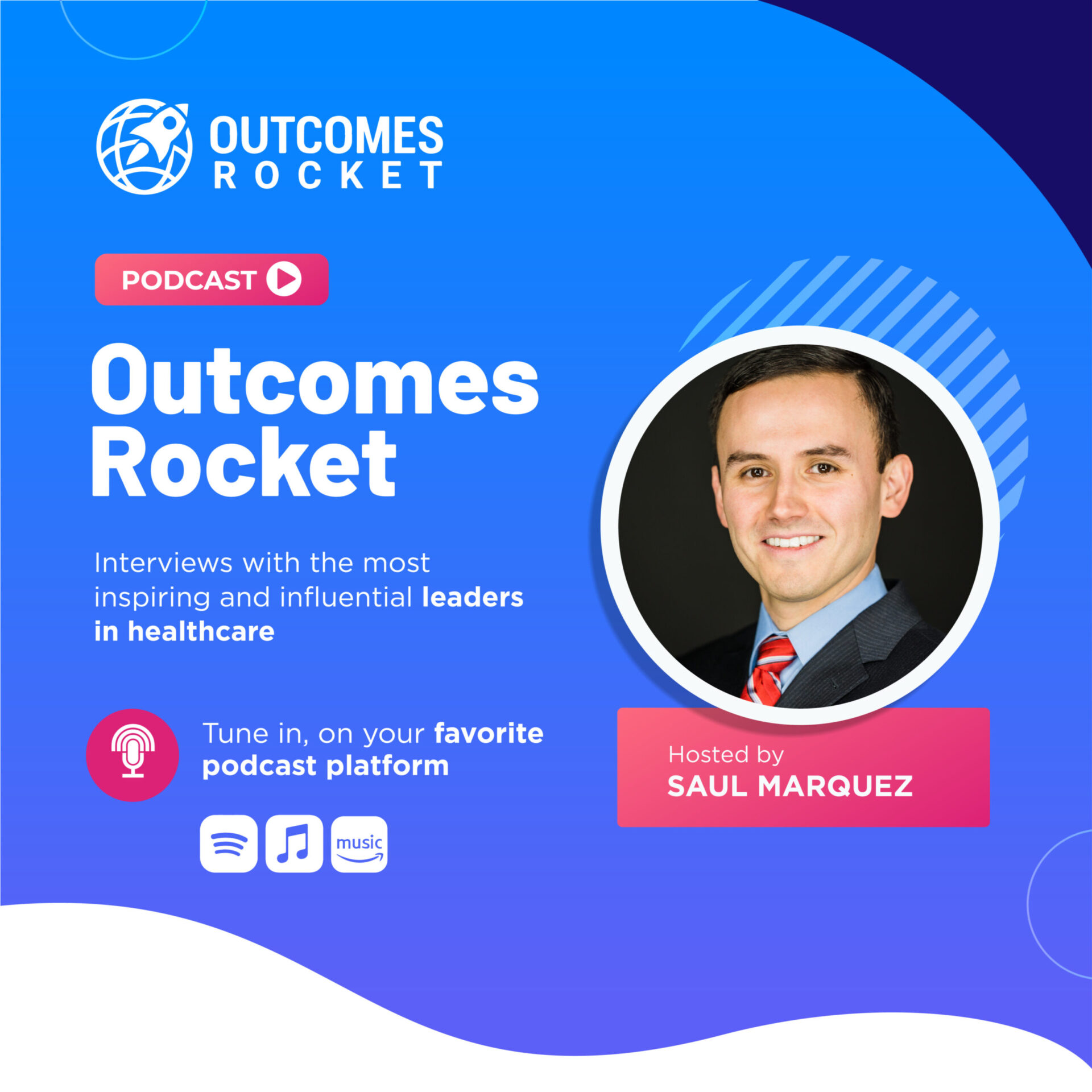 David guests on the Outcomes Rocket podcast