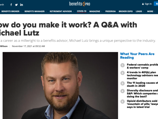David referenced as ‘innovator’ in BenefitsPro